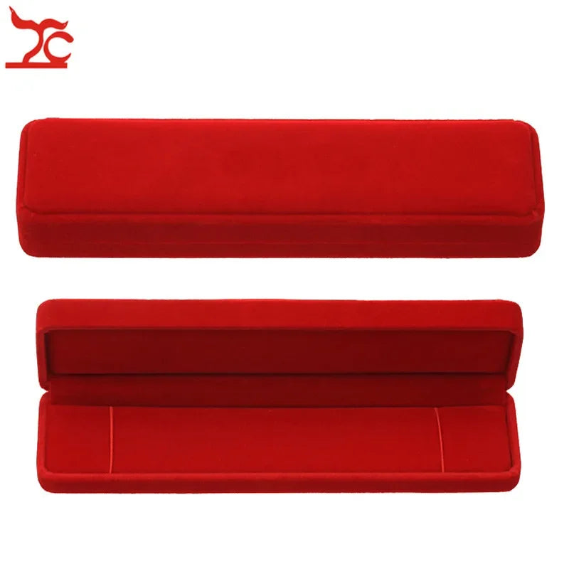 Quality Wedding Jewelry Storage Case Amazing Red Velvet