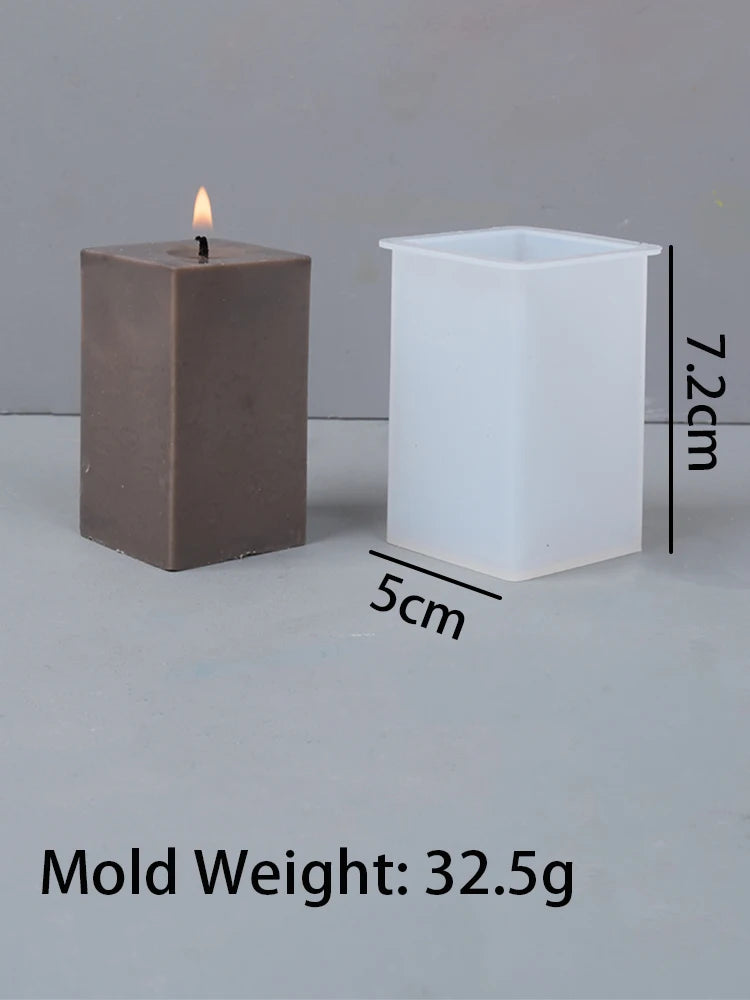 3D Geometric Silicone Candle