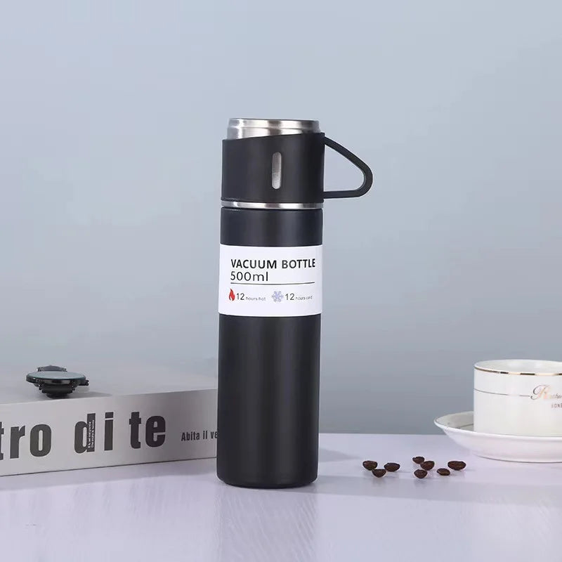500ML Stainless Steel Vacuum Flask – Thermal Insulated Couple Bottle