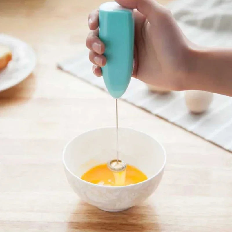 Electric Milk Frother & Egg Beater – Handheld Kitchen Whisk