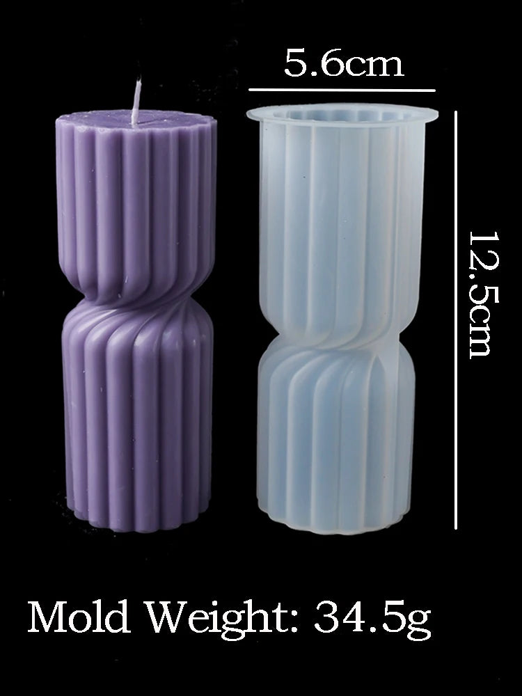 3D Geometric Silicone Candle
