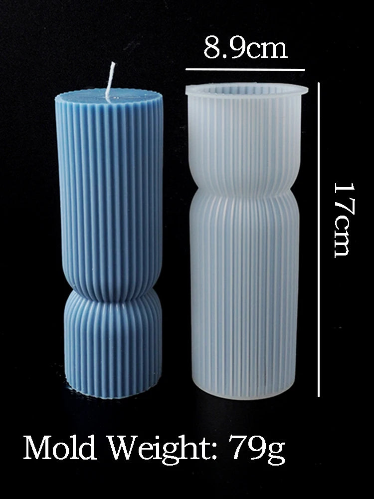 3D Geometric Silicone Candle