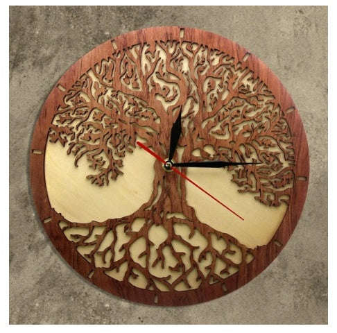 Tree Of Life Creative Wall Clock Sacred Magic Tree Wall Decoration Wall Clock