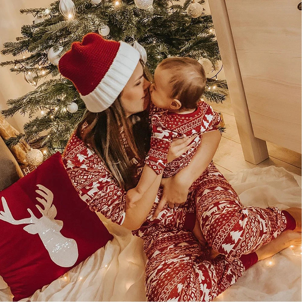 Family Matching Christmas Pajamas – Winter Holiday Sleepwear Set