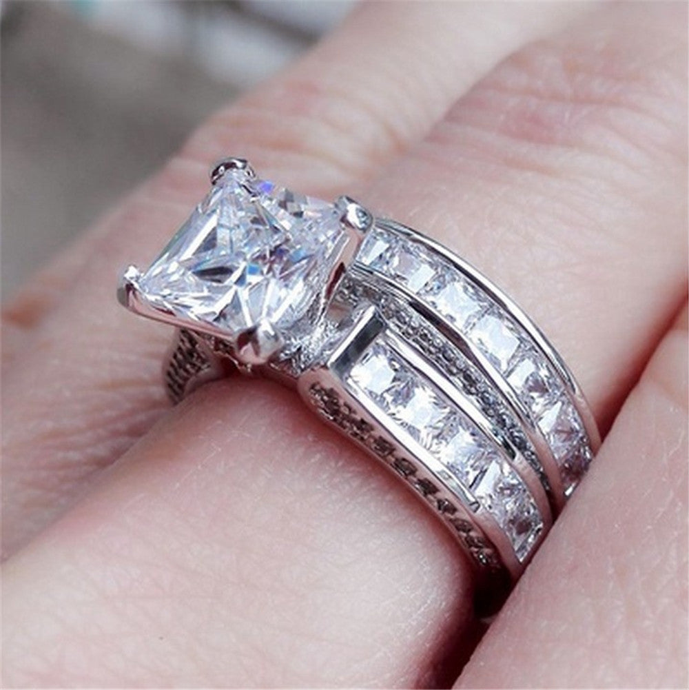 New Style Charm Couple Rings His Her