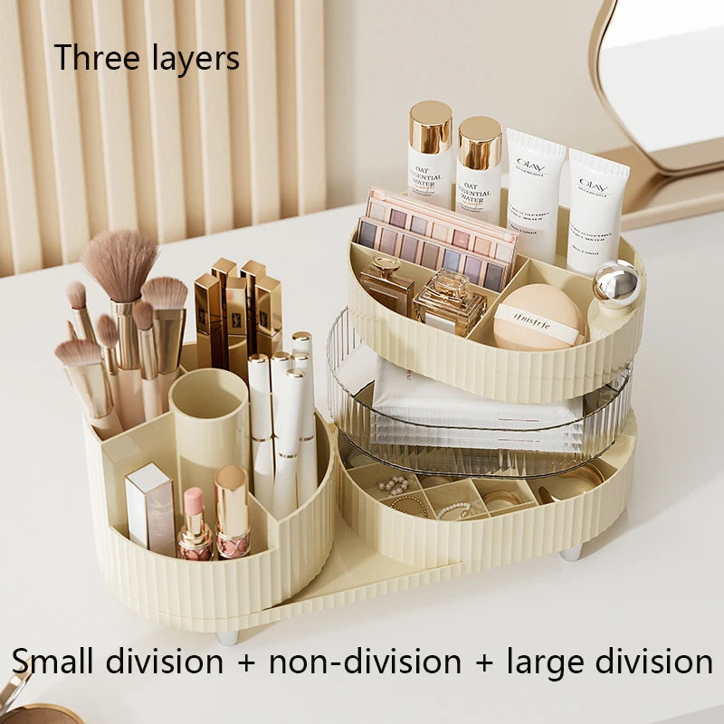 Makeup Organizer Cosmetic Box Rotating