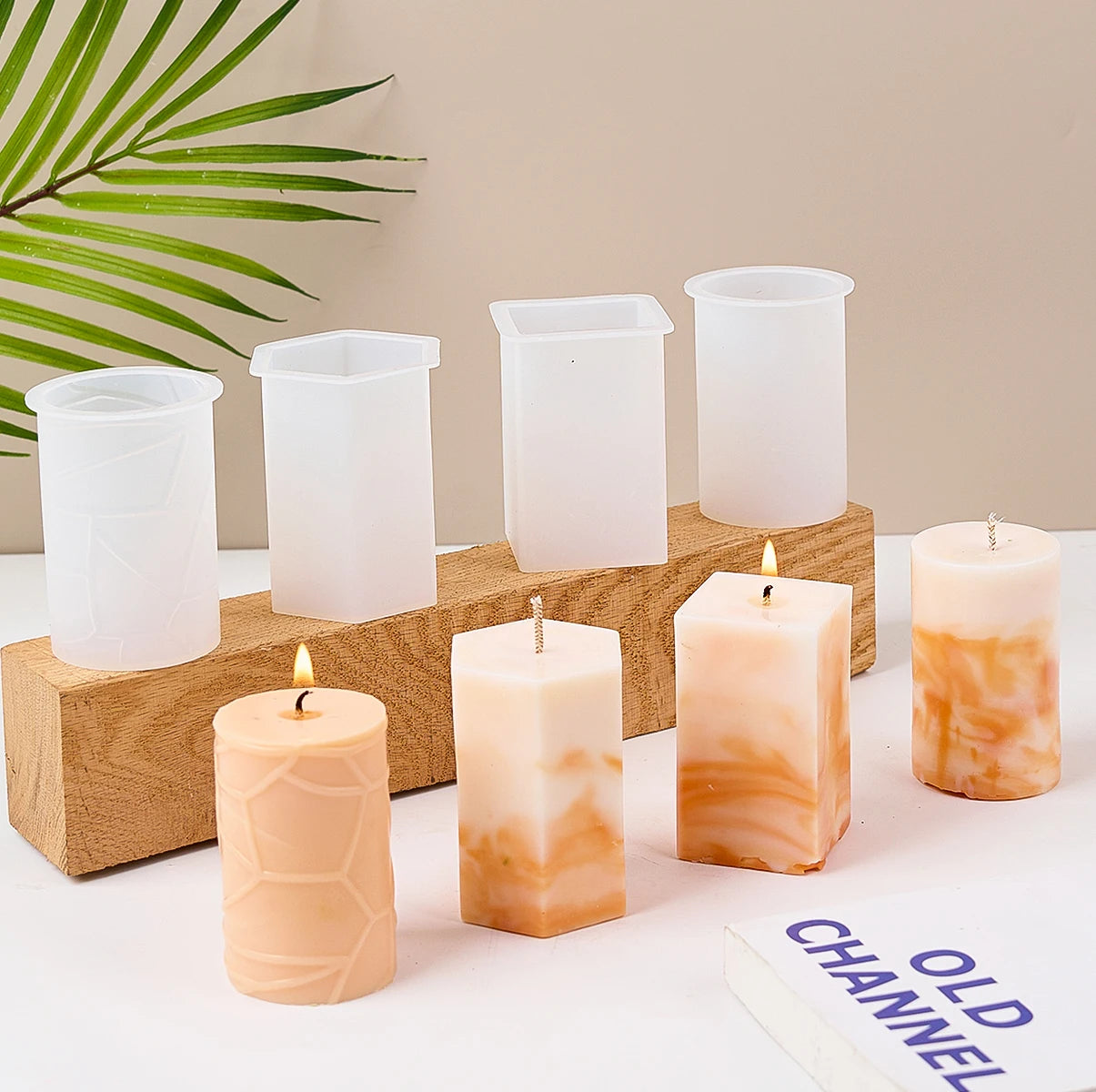 3D Geometric Silicone Candle