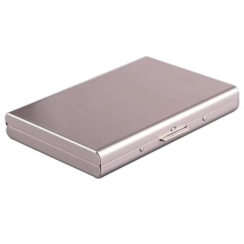 RFID-Blocking Slim Aluminum Wallet – Minimalist Cardholder for Men