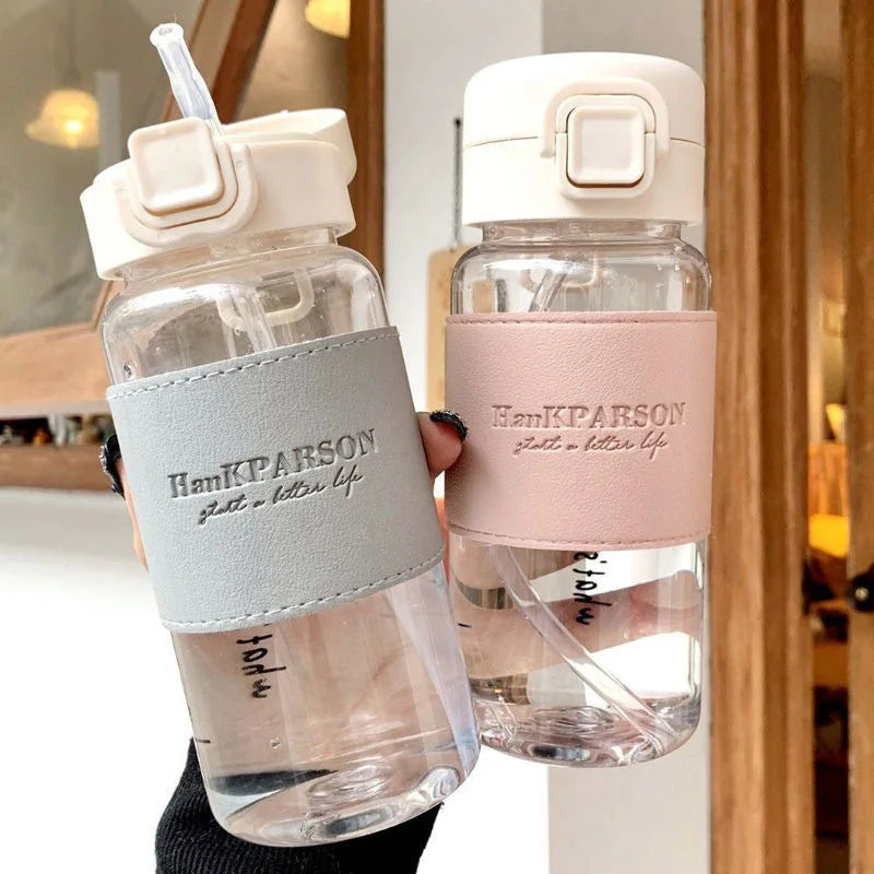 500ML Creative Kids Water Bottle – Leak-Proof with Pop-Up Straw