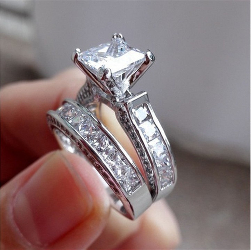 New Style Charm Couple Rings His Her