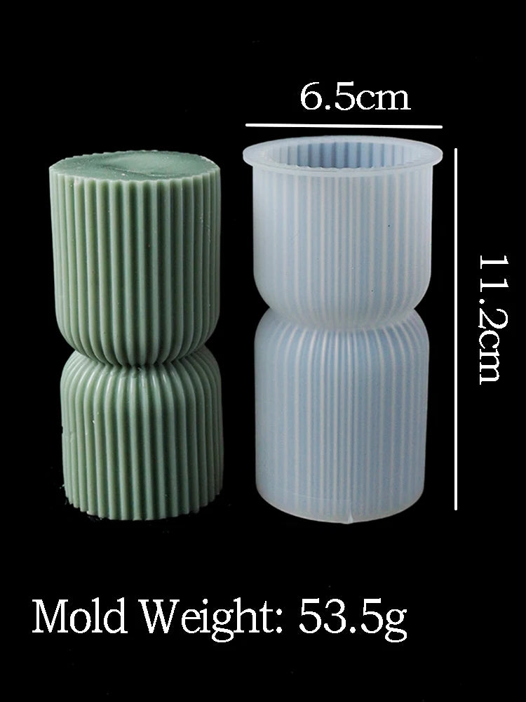 3D Geometric Silicone Candle