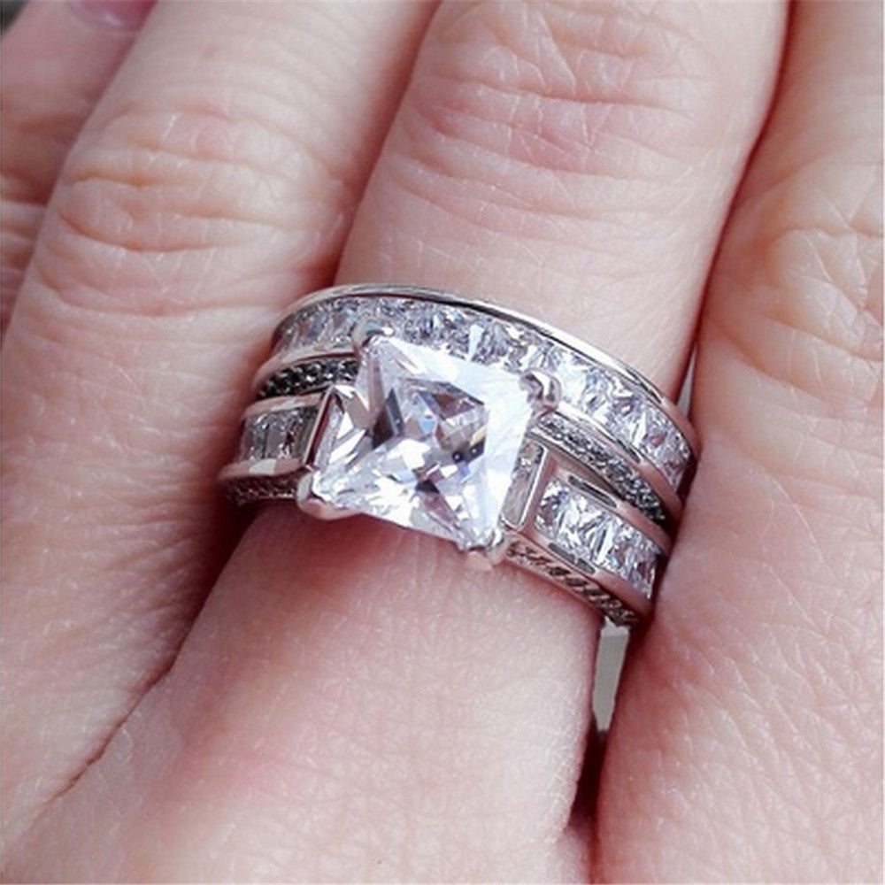 New Style Charm Couple Rings His Her