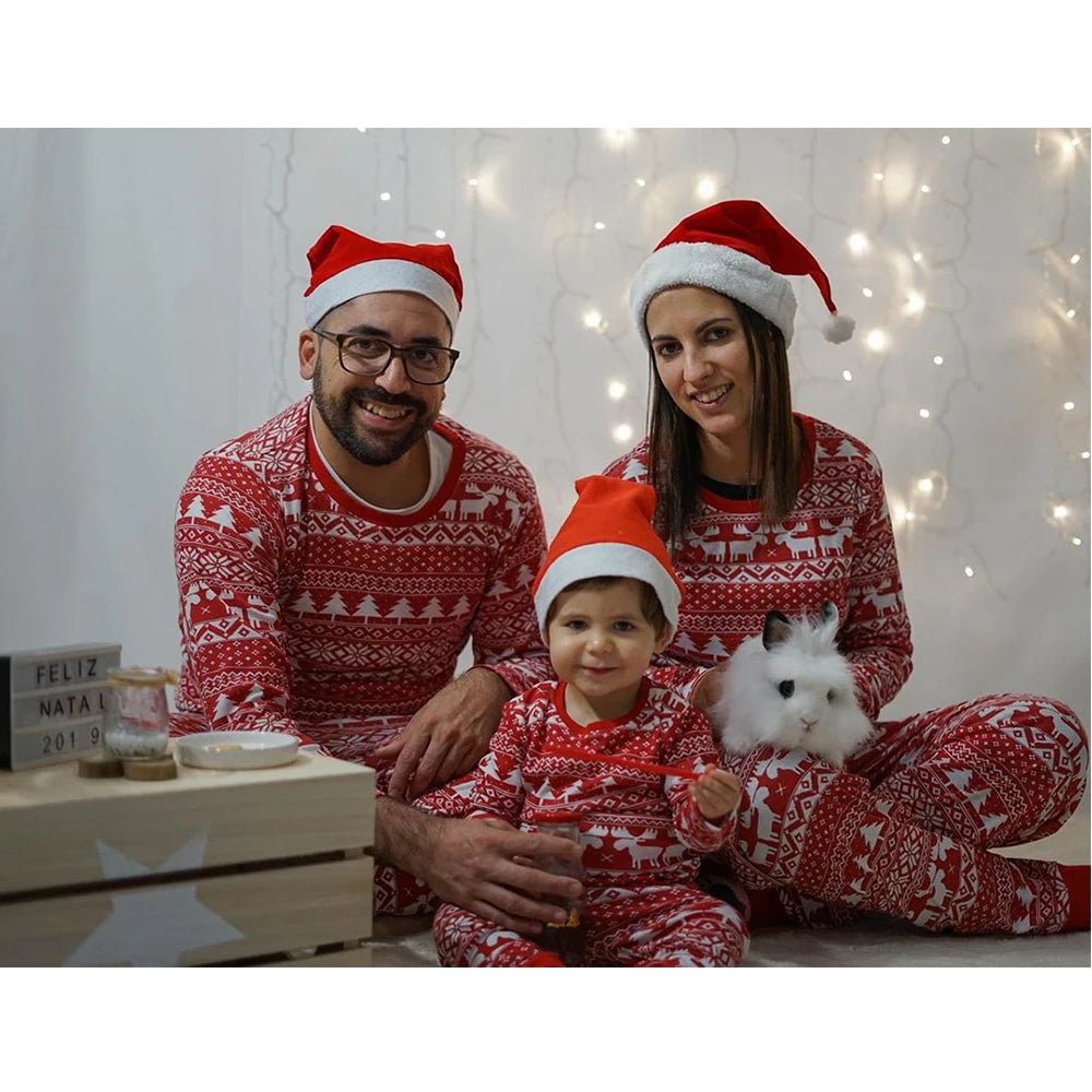 Family Matching Christmas Pajamas – Winter Holiday Sleepwear Set