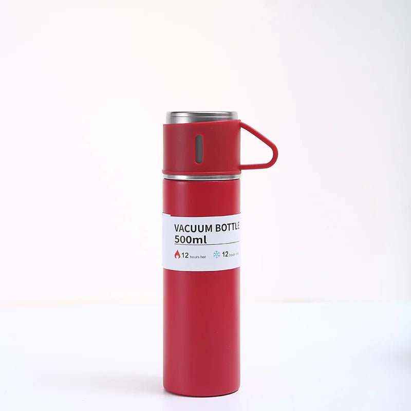 500ML Stainless Steel Vacuum Flask – Thermal Insulated Couple Bottle