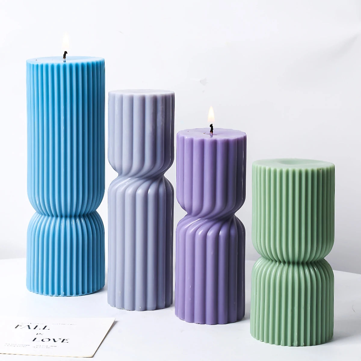 3D Geometric Silicone Candle