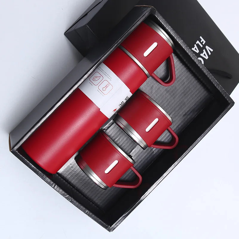500ML Stainless Steel Vacuum Flask – Thermal Insulated Couple Bottle