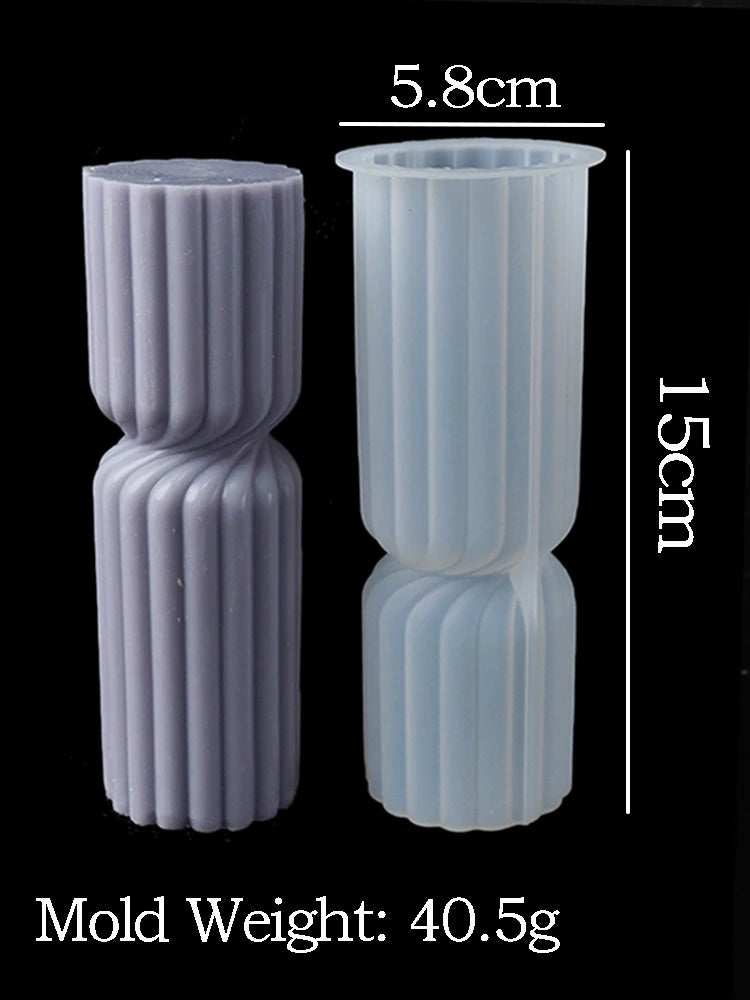 3D Geometric Silicone Candle