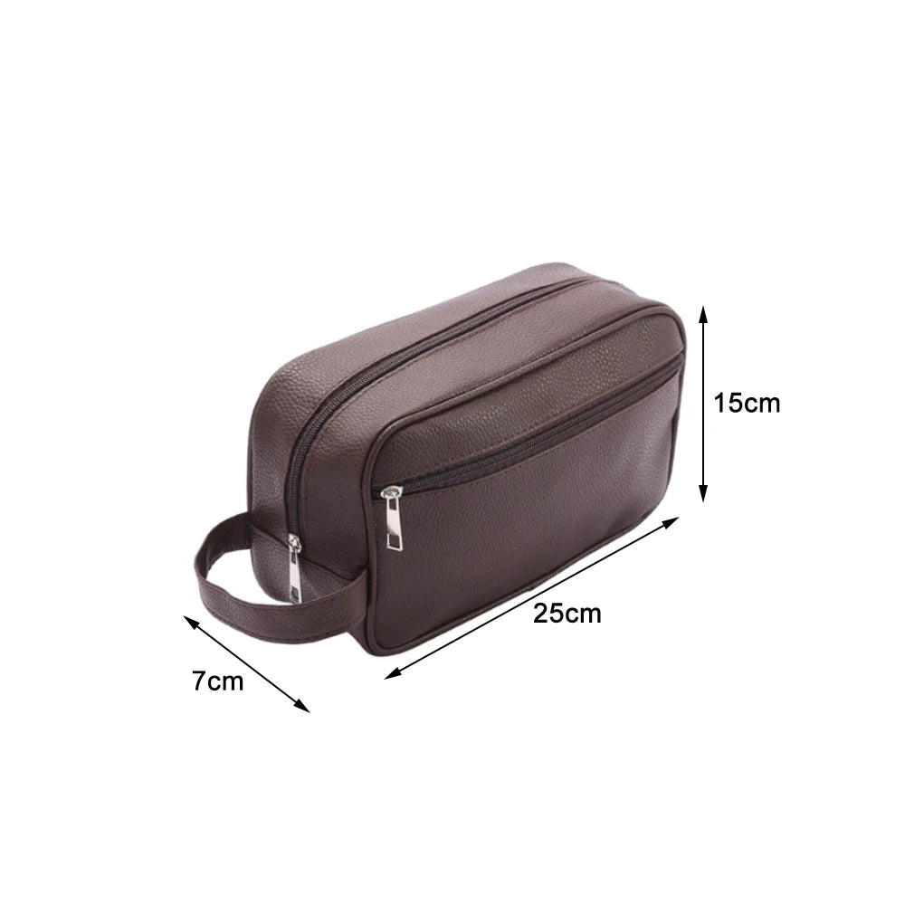 Men’s Waterproof Travel Toiletry Bag – PVC Cosmetic Organizer