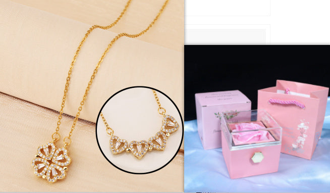 4hearts clover Fashion Necklace