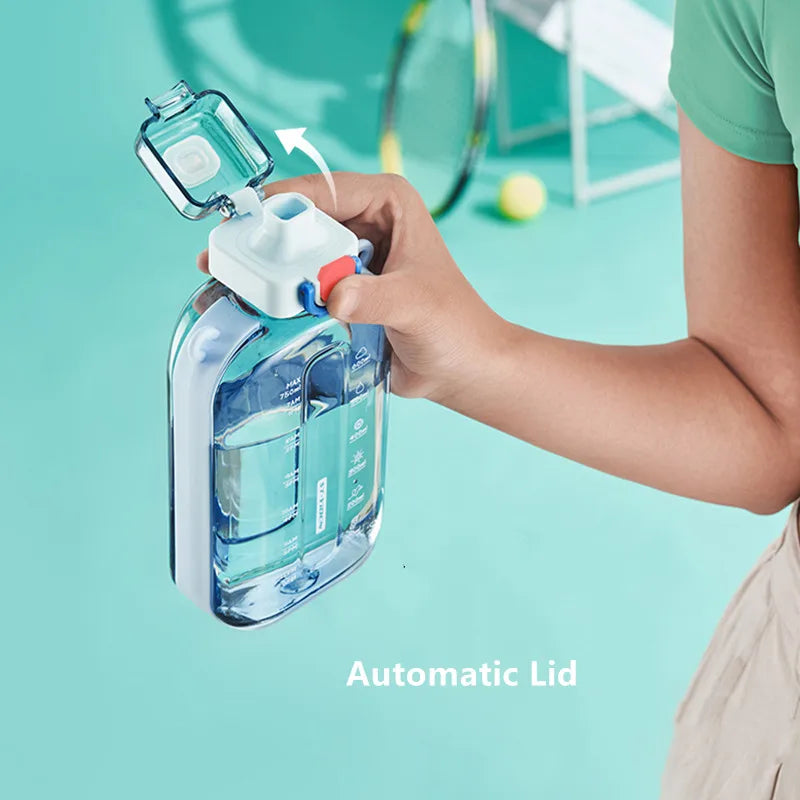 750ML Eco-Friendly Sports Water Bottle – Portable with Strap