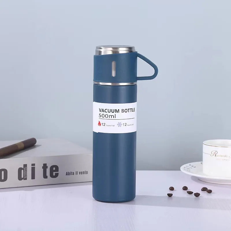 500ML Stainless Steel Vacuum Flask – Thermal Insulated Couple Bottle