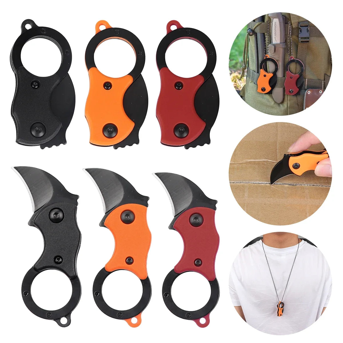 Mini Folding Pocket Knife – Keychain & Multi-Tool Gadget