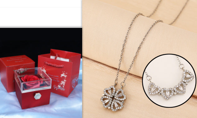 4hearts clover Fashion Necklace