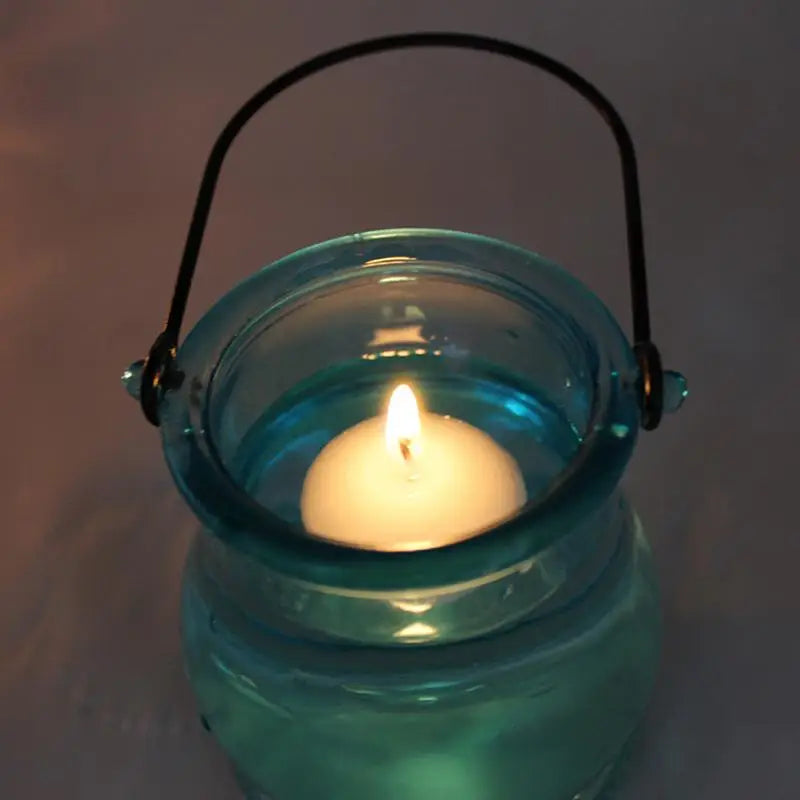 1pc Scentless Floating Candles Mini Wax Decor Water Wedding Party Vacation Home Decoration for Bath Spa Decor Long Burning Time