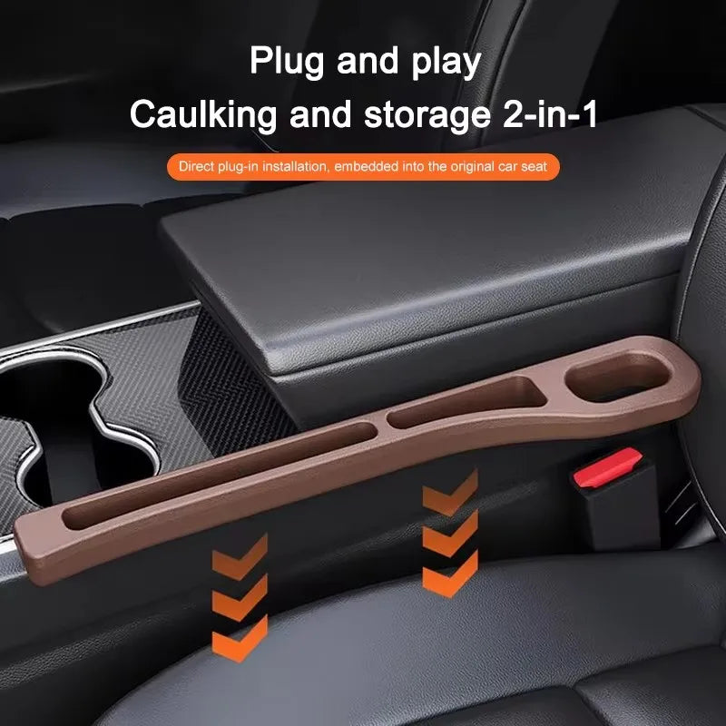 2-Piece Car Seat Gap Organizer – Waterproof Storage Plug