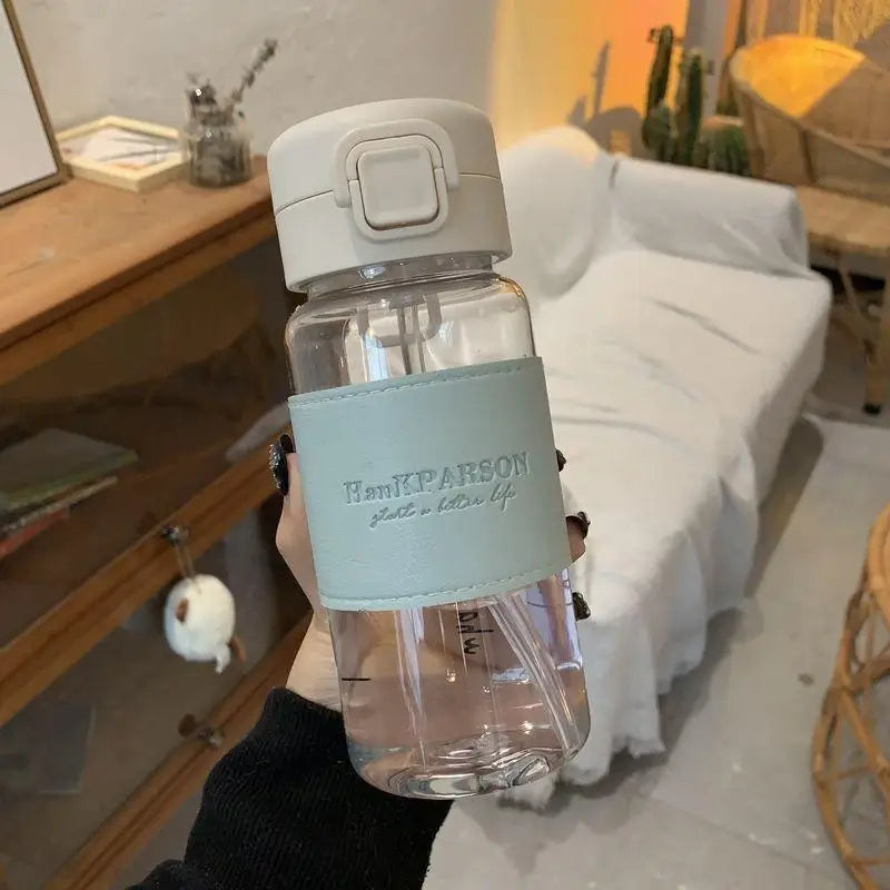 500ML Creative Kids Water Bottle – Leak-Proof with Pop-Up Straw