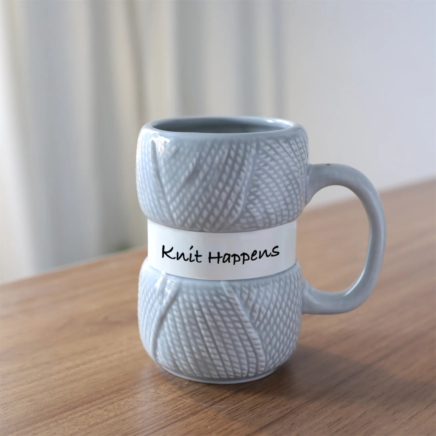Creative Colorful Wool Ceramics Mugs coffee mug
