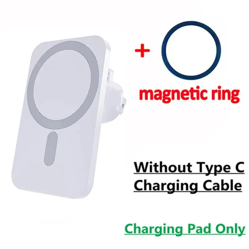 30W Magnetic Car Wireless Charger – Magsafe Phone Holder Stand
