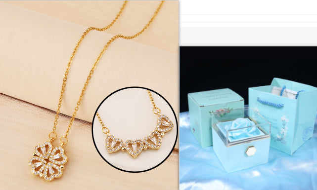 4hearts clover Fashion Necklace