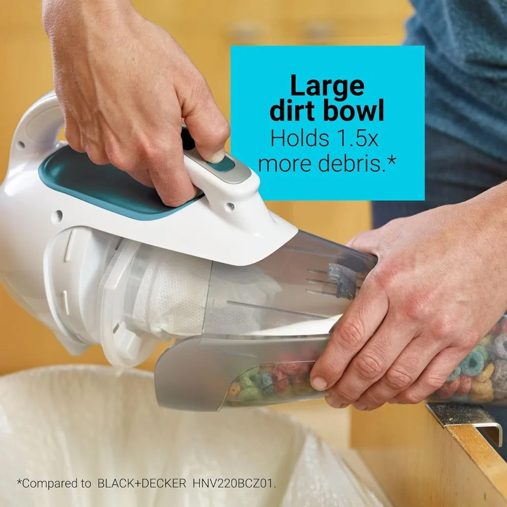 BLACK+DECKER Cordless Handheld Vacuum – Powerful & Portable