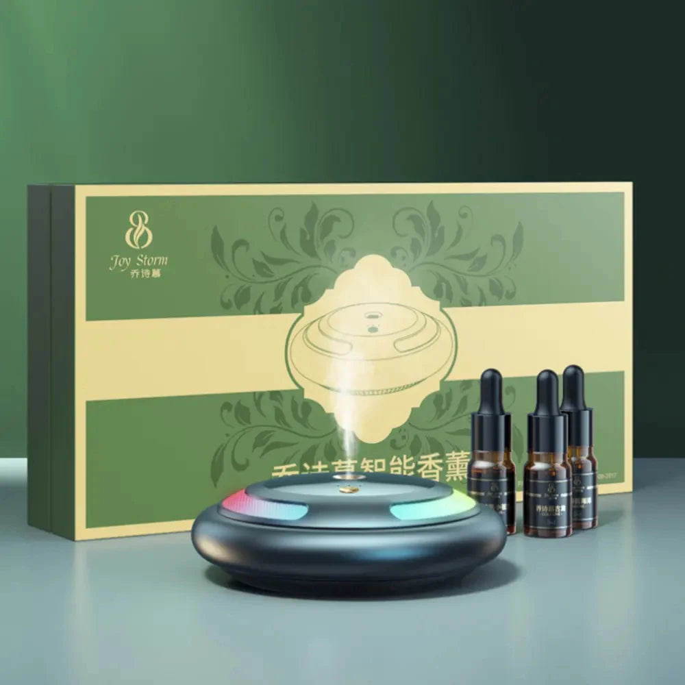 Smart Car Humidifier & Essential Oil Diffuser – LED Aromatherapy Air Freshener
