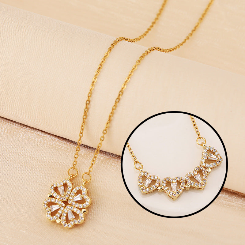 4hearts clover Fashion Necklace