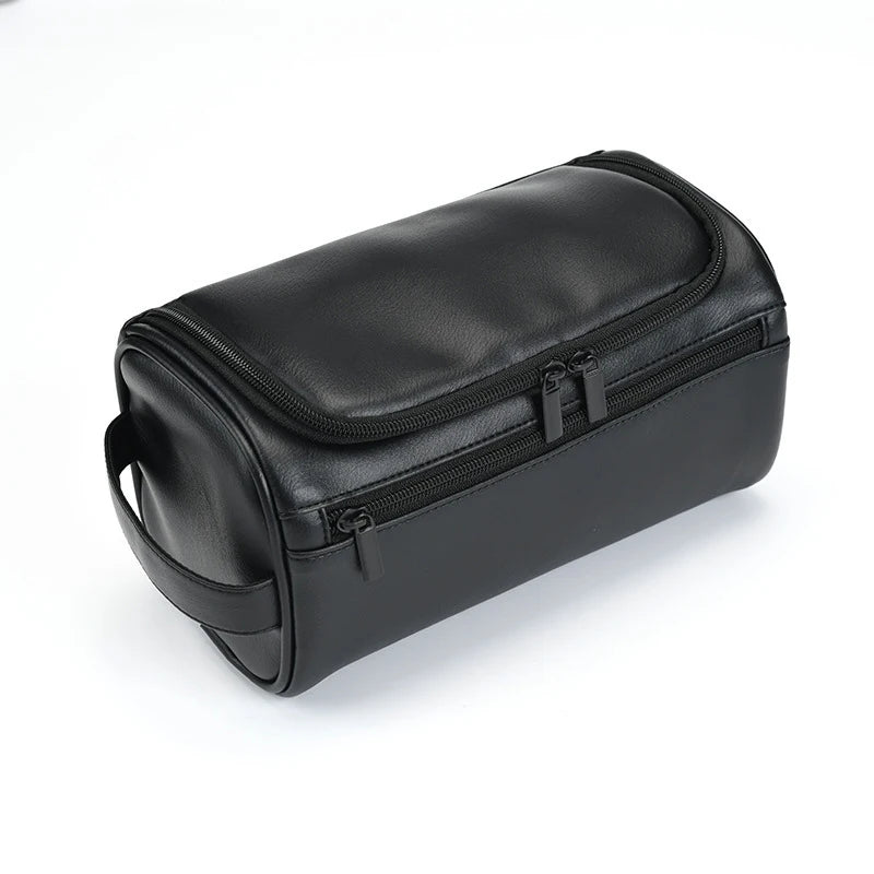 Personalized Leather Toiletry Bag – Travel Dopp Kit for Men
