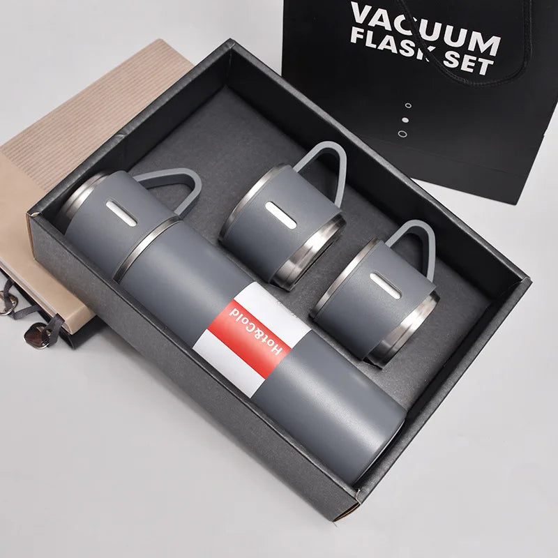 500ML Stainless Steel Vacuum Flask – Thermal Insulated Couple Bottle