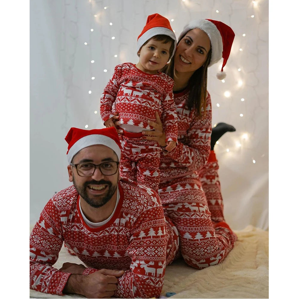 Family Matching Christmas Pajamas – Winter Holiday Sleepwear Set