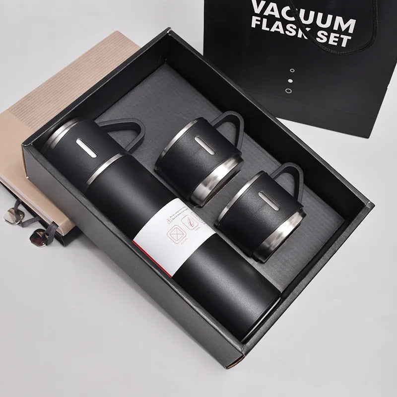 500ML Stainless Steel Vacuum Flask – Thermal Insulated Couple Bottle