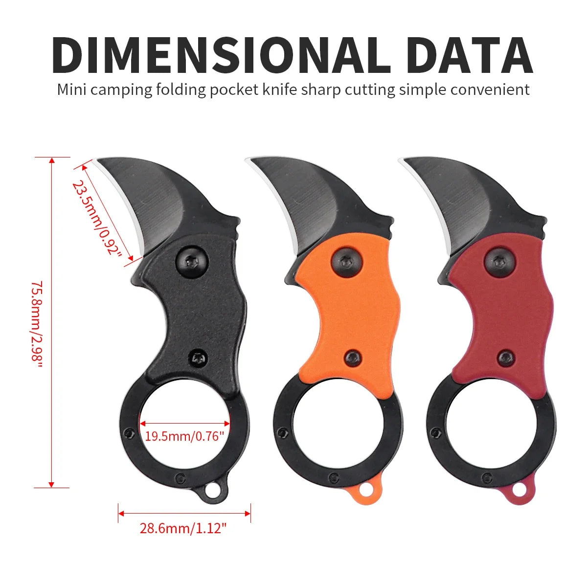 Mini Folding Pocket Knife – Keychain & Multi-Tool Gadget