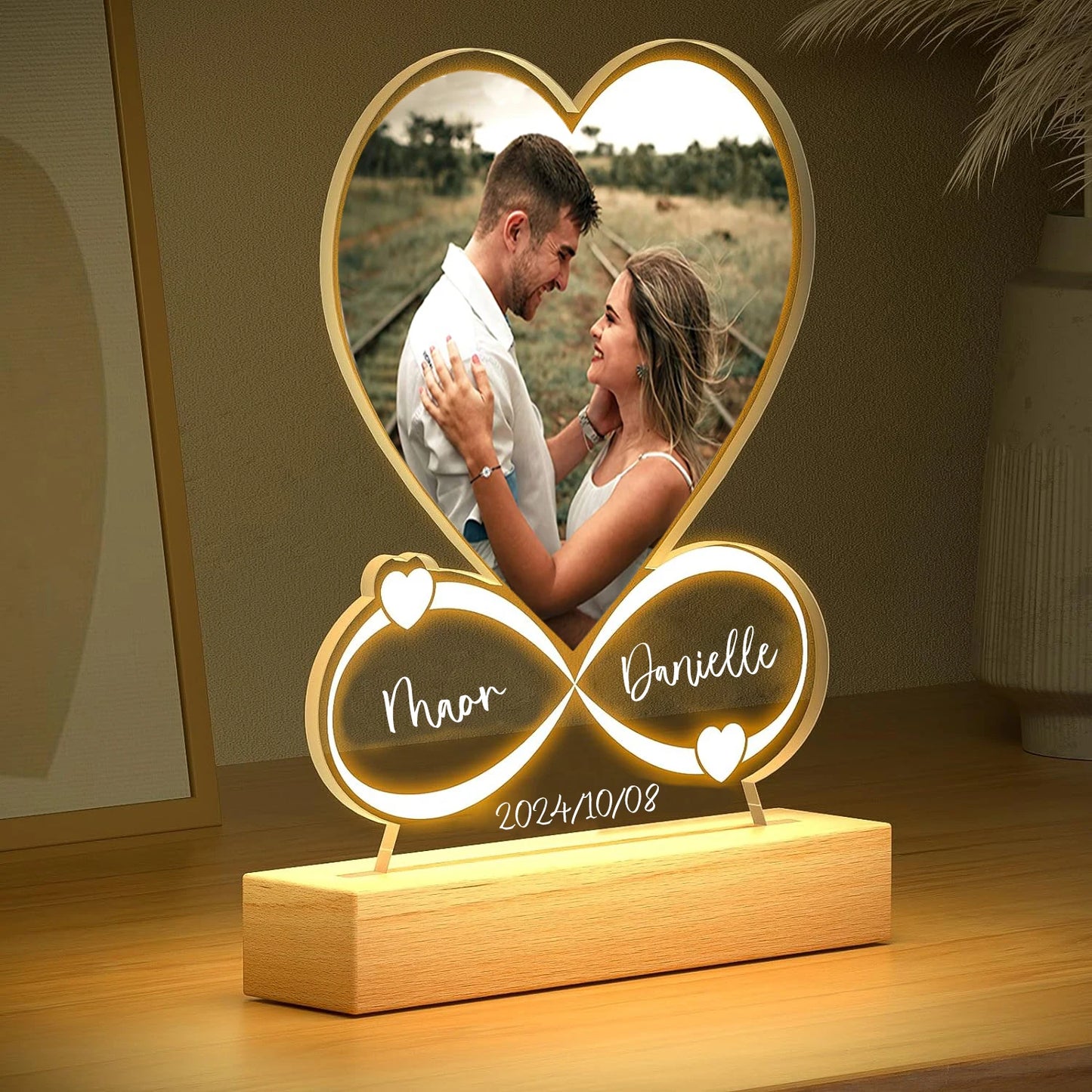 Anniversary 3D printing MOON LAMP Couples Gifts