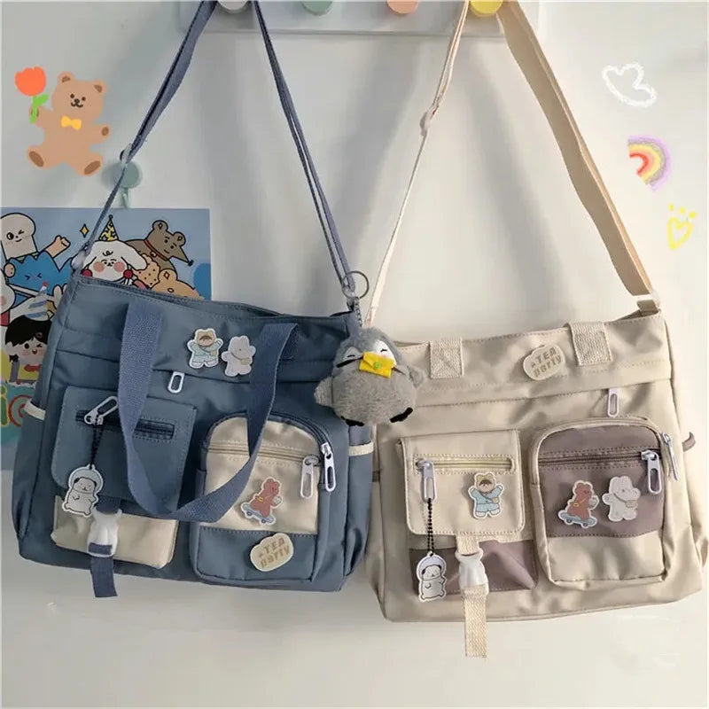 Waterproof Canvas Women’s Handbag – Shoulder, Tote & Crossbody