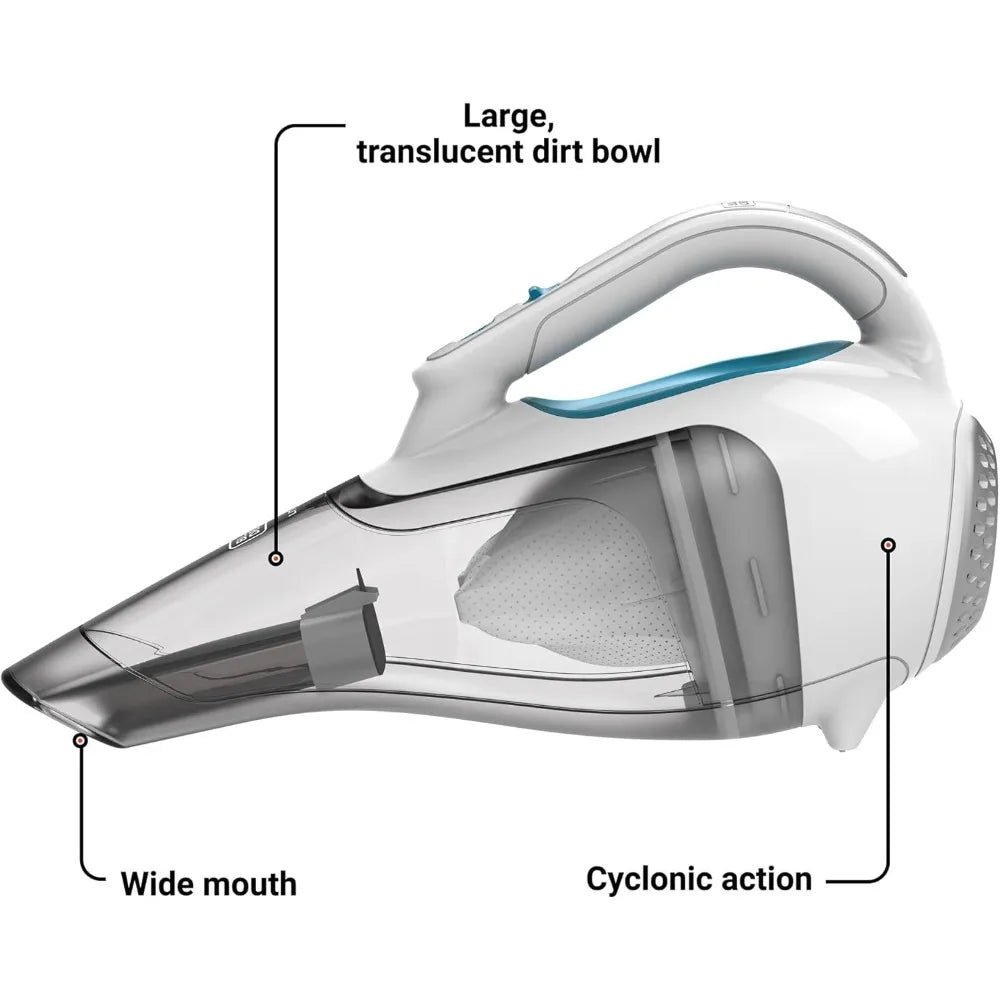 BLACK+DECKER Cordless Handheld Vacuum – Powerful & Portable