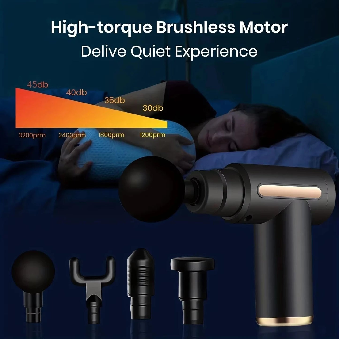Mini Deep Tissue Massage Gun – Portable Percussion Muscle Massager