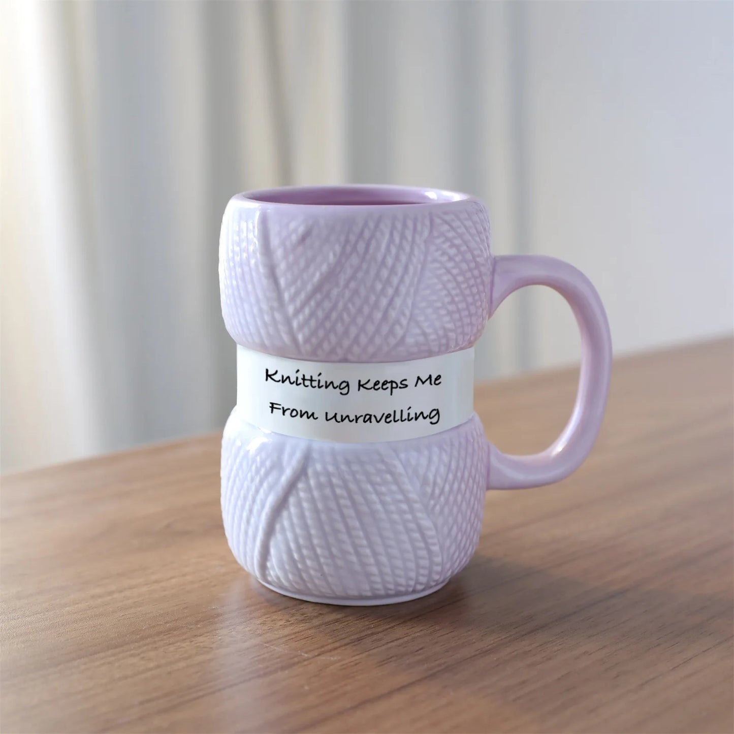 Creative Colorful Wool Ceramics Mugs coffee mug