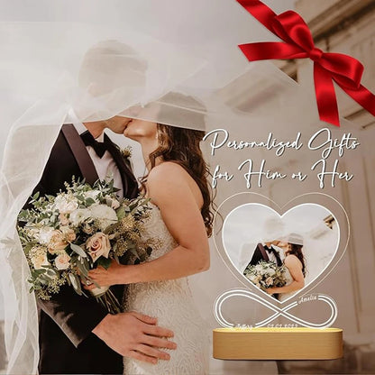 Personalized LED Picture Frame HIM&HER Day Gift