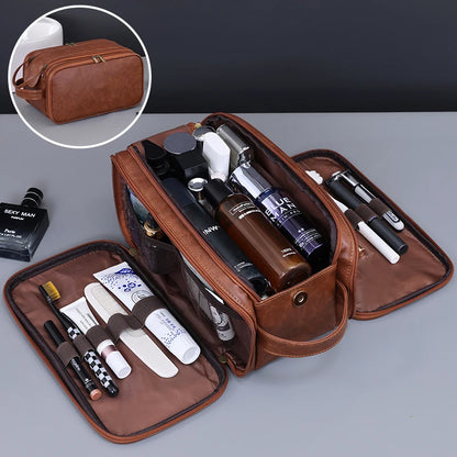 Multi-Pocket Travel Toiletry Bag – Waterproof Cosmetic Organizer