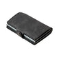 Mens Slim Leather Wallet – RFID Blocking Card Holder with Money Clip