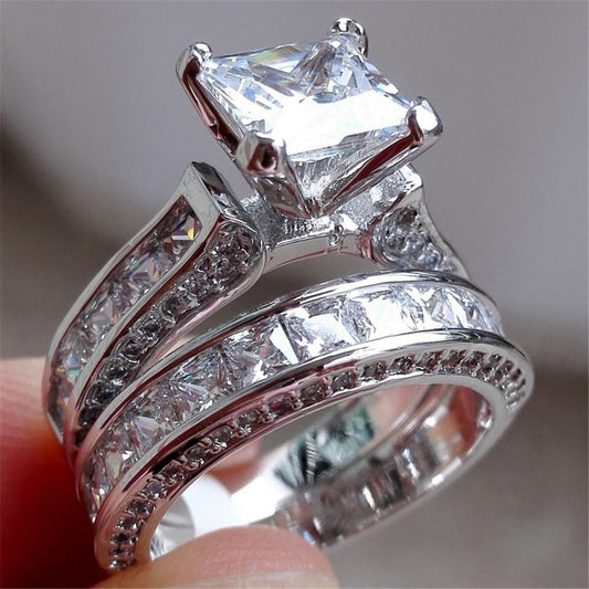 New Style Charm Couple Rings His Her